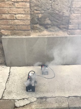 Máquina de humo con batería