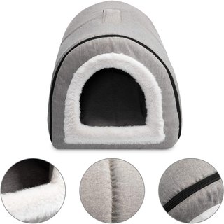 Hollypet cama suave cálida plegable