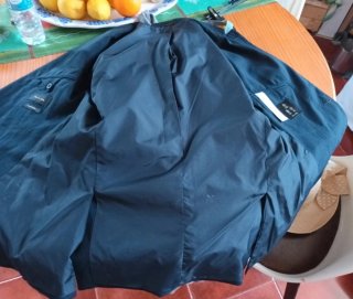 Chaqueta de traje azul hombre