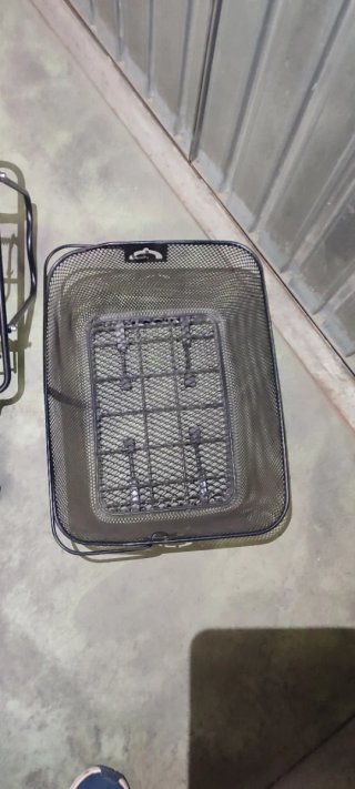 Cesta Bicicleta + Soporte Negro