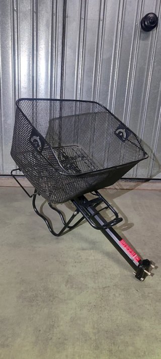 Cesta Bicicleta + Soporte Negro