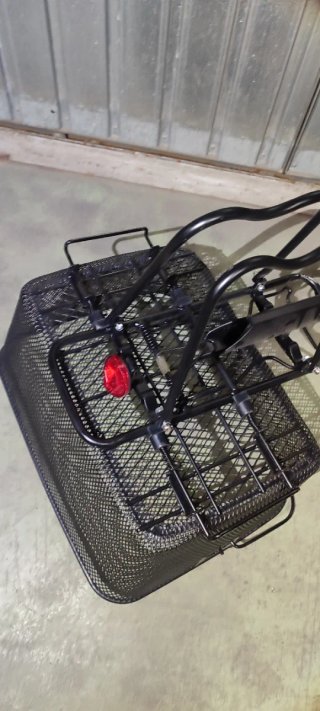 Cesta Bicicleta + Soporte Negro