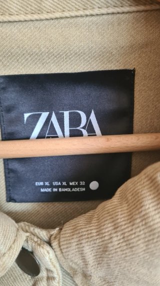 Chaqueta Zara Beige Talla XL