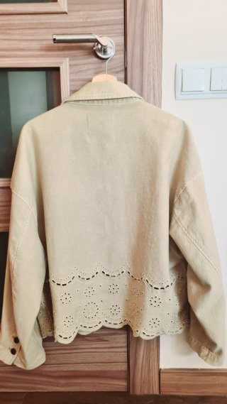 Chaqueta Zara Beige Talla XL