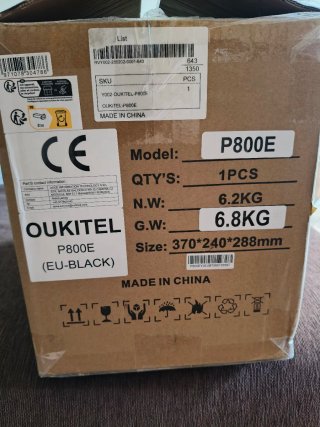 Estación de energía Oukitel P800E/800W-512wh
