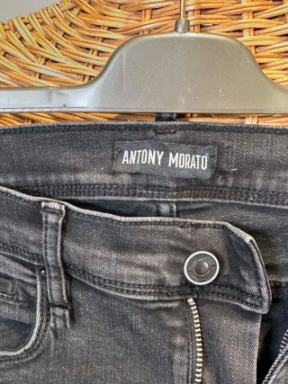 Pantaloni Antony Morato neri strappati