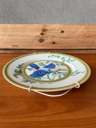Piatto Hermès “Toucans” porcellana Limoges vintage
