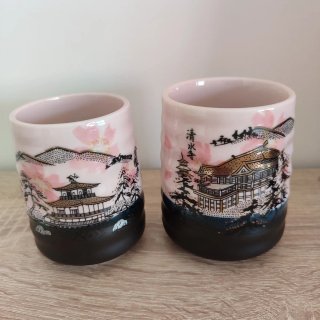 Tazze da tè giapponesi in ceramica