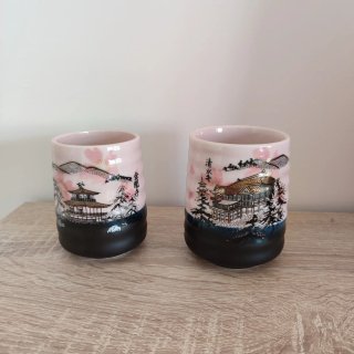 Tazze da tè giapponesi in ceramica