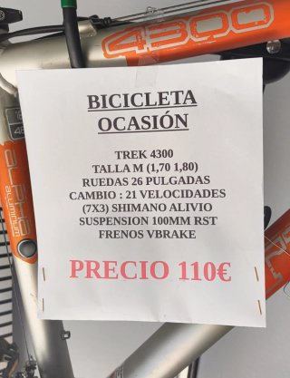 Bicicleta montaña Trek 4300