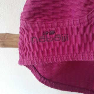 Fato de banho rosa Nabaiji com relevos de favos
