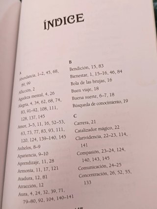 A-Z de los hechizos mágicos