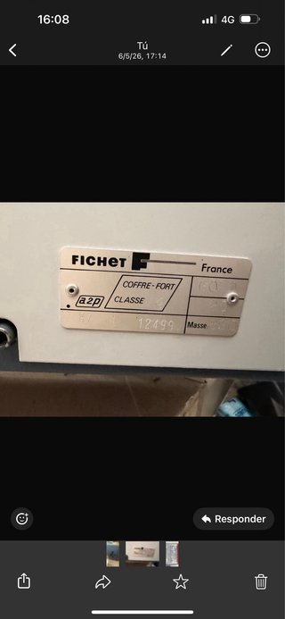 Caja Fuerte Fichet Nivel 4 IV