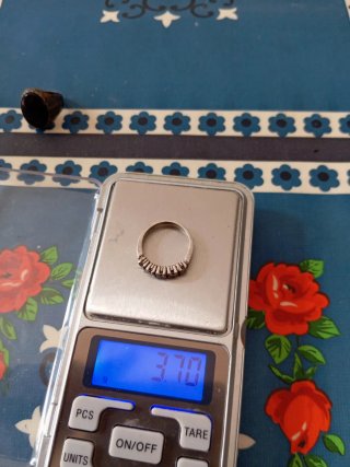 Anillo Plata Negro 6.73g
