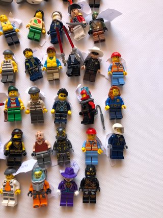 Lote 60 minifiguras lego