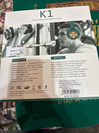 Auriculares Inalámbricos K1 TF Card