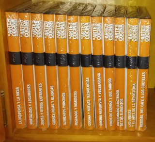 Colección12 libros: Arte de la cocina.