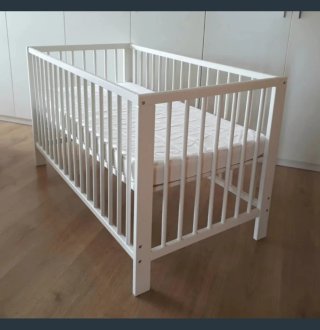 Cuna de bebé Gulliver blanca