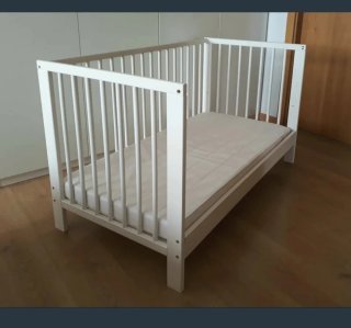 Cuna de bebé Gulliver blanca