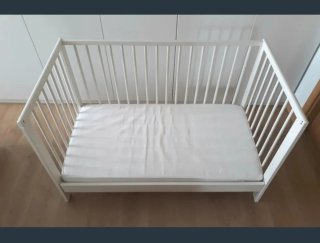 Cuna de bebé Gulliver blanca