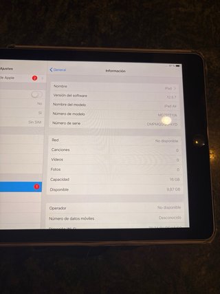 Apple iPad Air Plata/Blanco