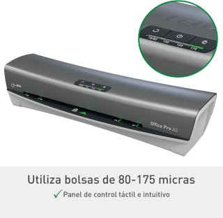 Plastificadora Leitz iLAM Office Pro A3 Gris
