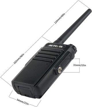2 x Retevis RT647 Walkie Talkies IP67 Impermeable