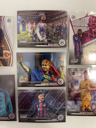 Lote FC Barcelona Topps Stadium Chrome