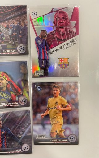 Lote FC Barcelona Topps Stadium Chrome