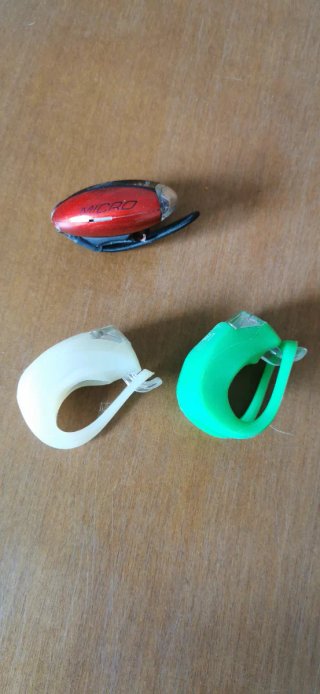 Luces LED para Bicicleta (Rojo, Blanco, Verde)