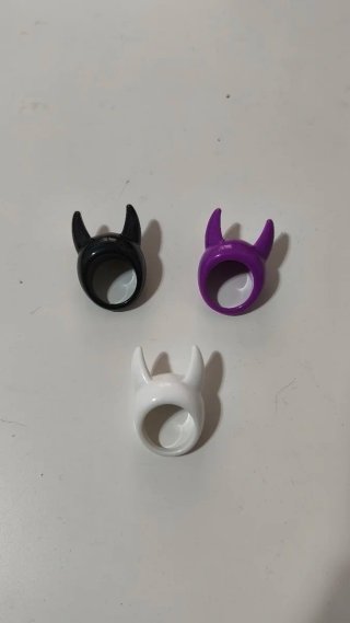 Pack 3 Anillos de cuernos de diablo