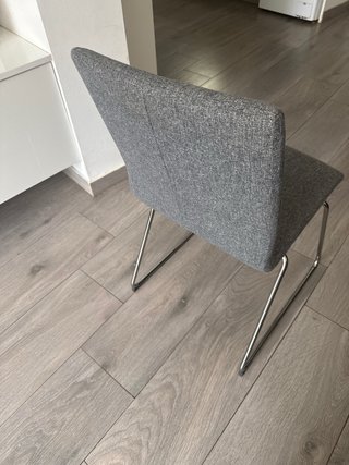 5 Sillas comedor Ikea grises