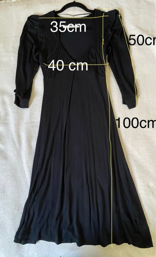 Vestito nero Zara in viscosa