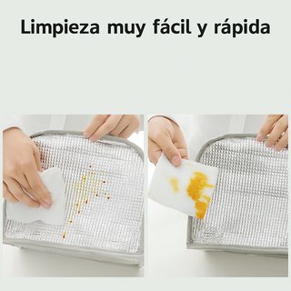 Bolsa Térmica Porta Alimentos Gris