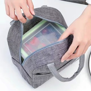 Bolsa Térmica Porta Alimentos Gris