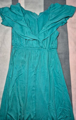 Vestido SHEIN Verde Esmeralda Talla M