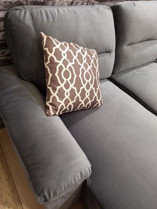 Sofá Cama Gris Acolchado