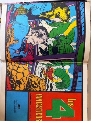 Cómic vintage Los 4 Fantásticos