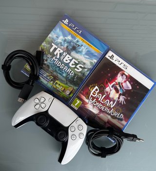 Pack Consola PS5 Blu-Ray + Mando y 2 Juegos