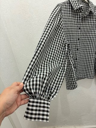 Blusa cuadros vichy Hailys Talla S
