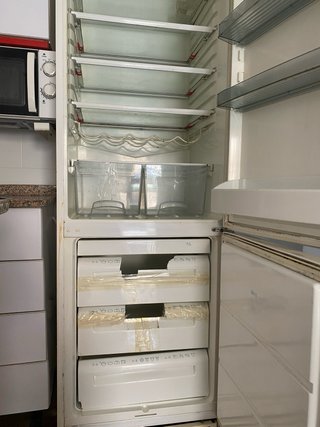 Frigorífico AEG Combi Plata