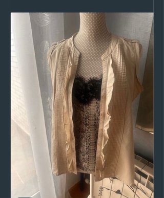 Camisa sin mangas Formula Joven beige Talla 40