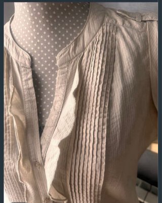 Camisa sin mangas Formula Joven beige Talla 40
