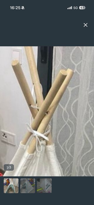 Palos de Tipi de Madera