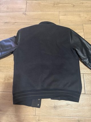 Chaqueta Varsity Hollister California Negra XS