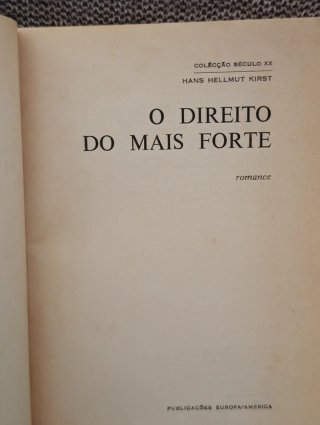 Livro O Direito do mais forte