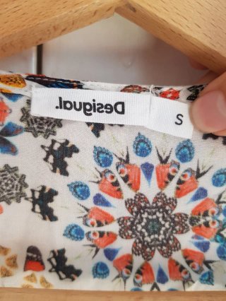 Blusa Desigual Talla M Estampada