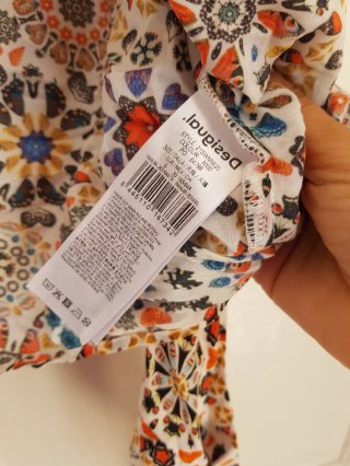 Blusa Desigual Talla M Estampada