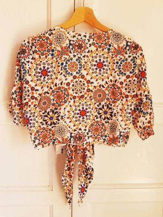Blusa Desigual Talla M Estampada