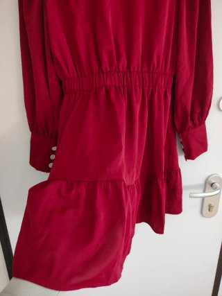 Vestido Shein Tamanho S Bordeaux